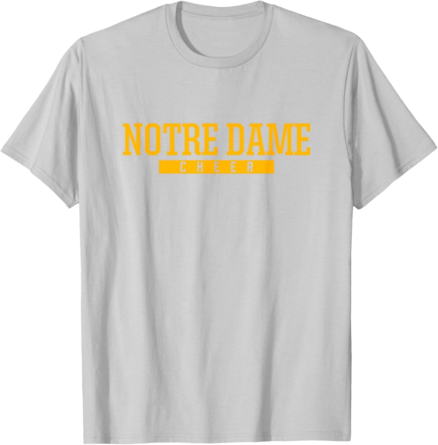 Notre Dame High School Cheer T-Shirt - T-Shirt | Ash