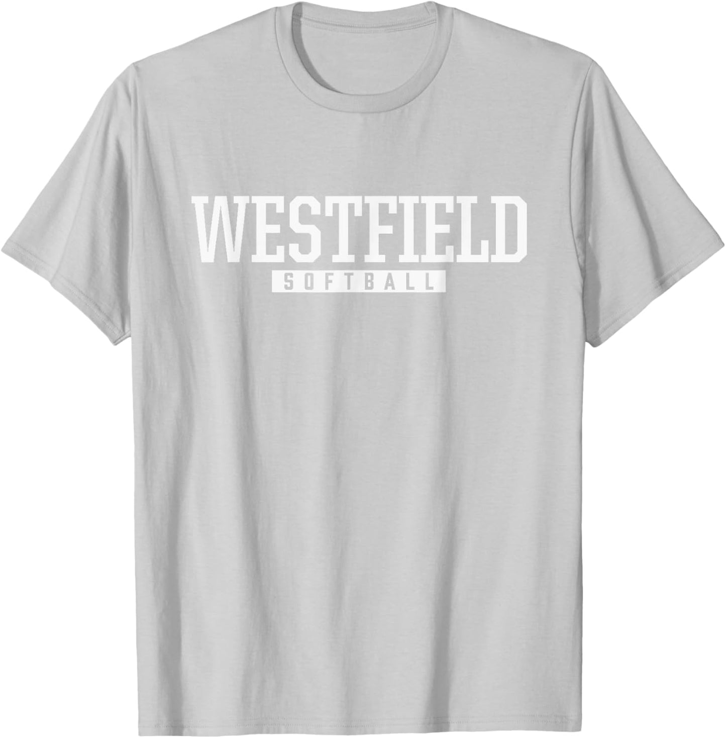 Westfield High School Softball T-Shirt - T-Shirt | Ash