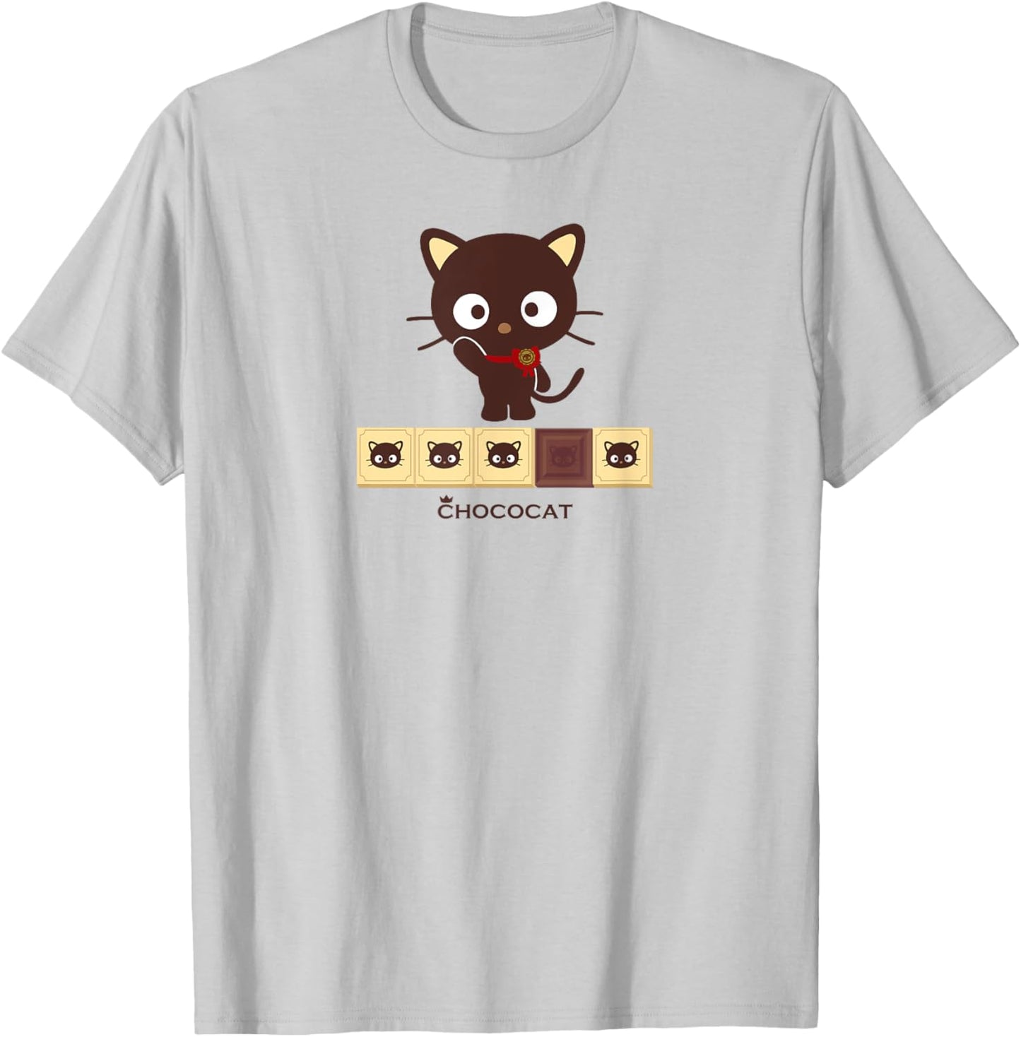 Chococat Chocolate Bar Men Women Girls Kids T-Shirt - T-Shirt | Ash