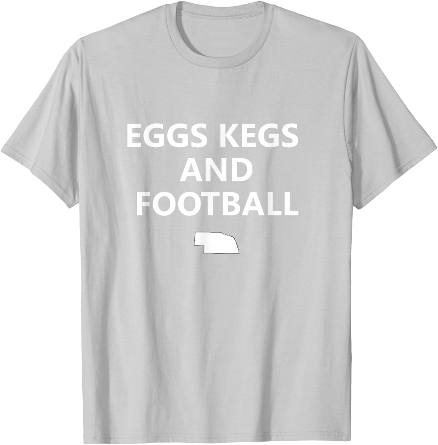 Football eggs kegs morning games T-Shirt - T-Shirt | Ash