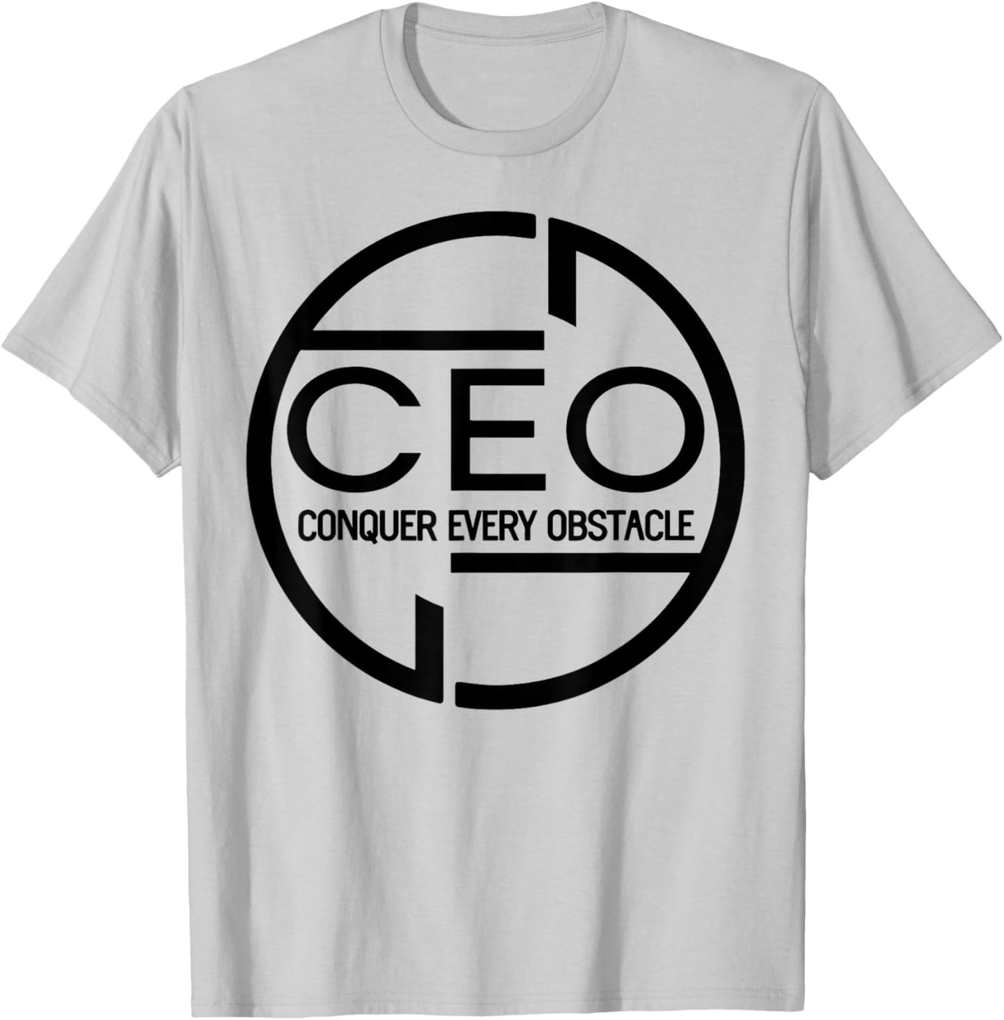 Conquer Every Obstacle T-Shirt - T-Shirt | Ash