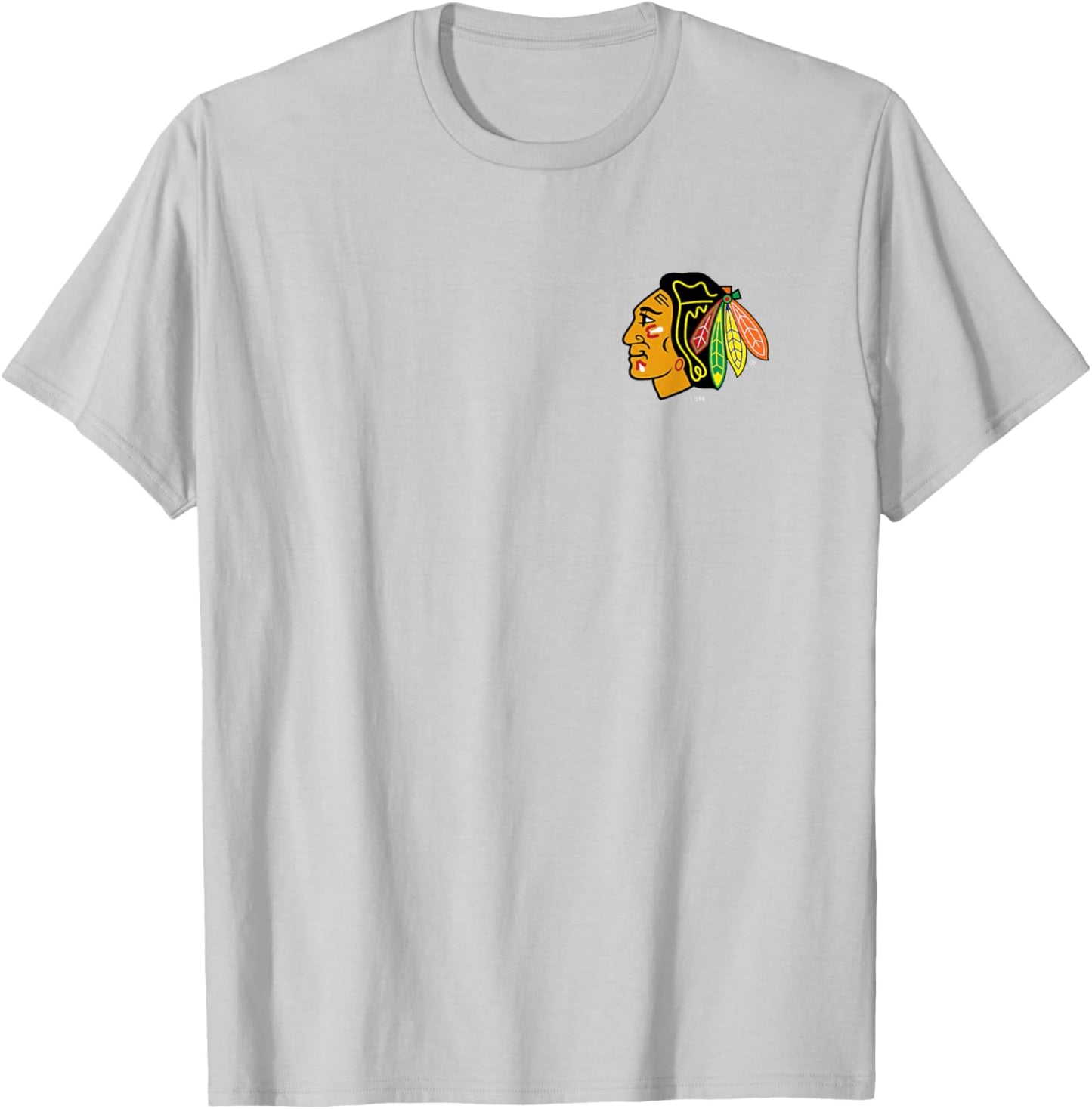 Chicago Blackhawks Support Gray Officially Licensed T-Shirt - T-Shirt | Ash