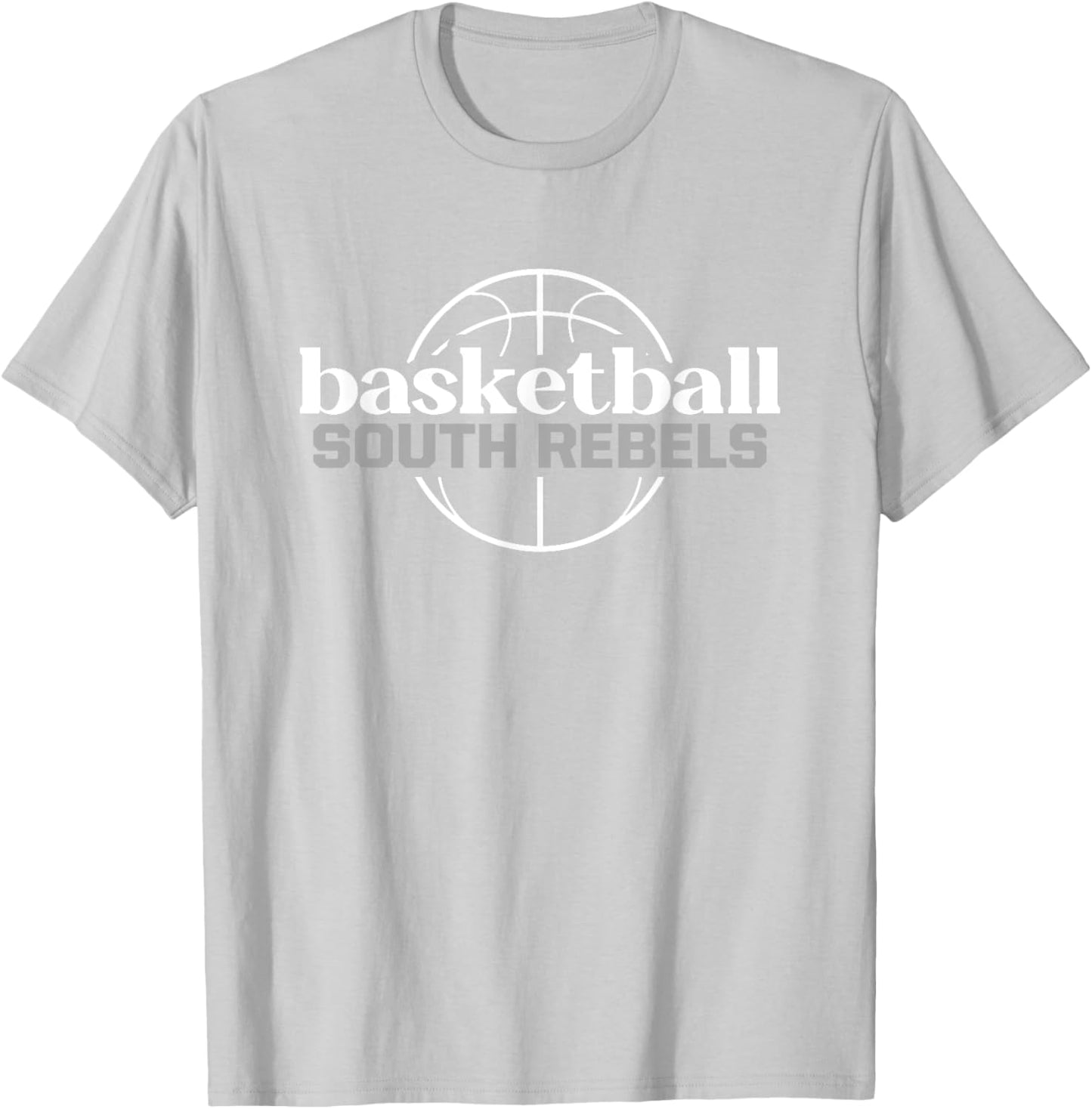 South Rebels Basketball T-Shirt - T-Shirt | Ash