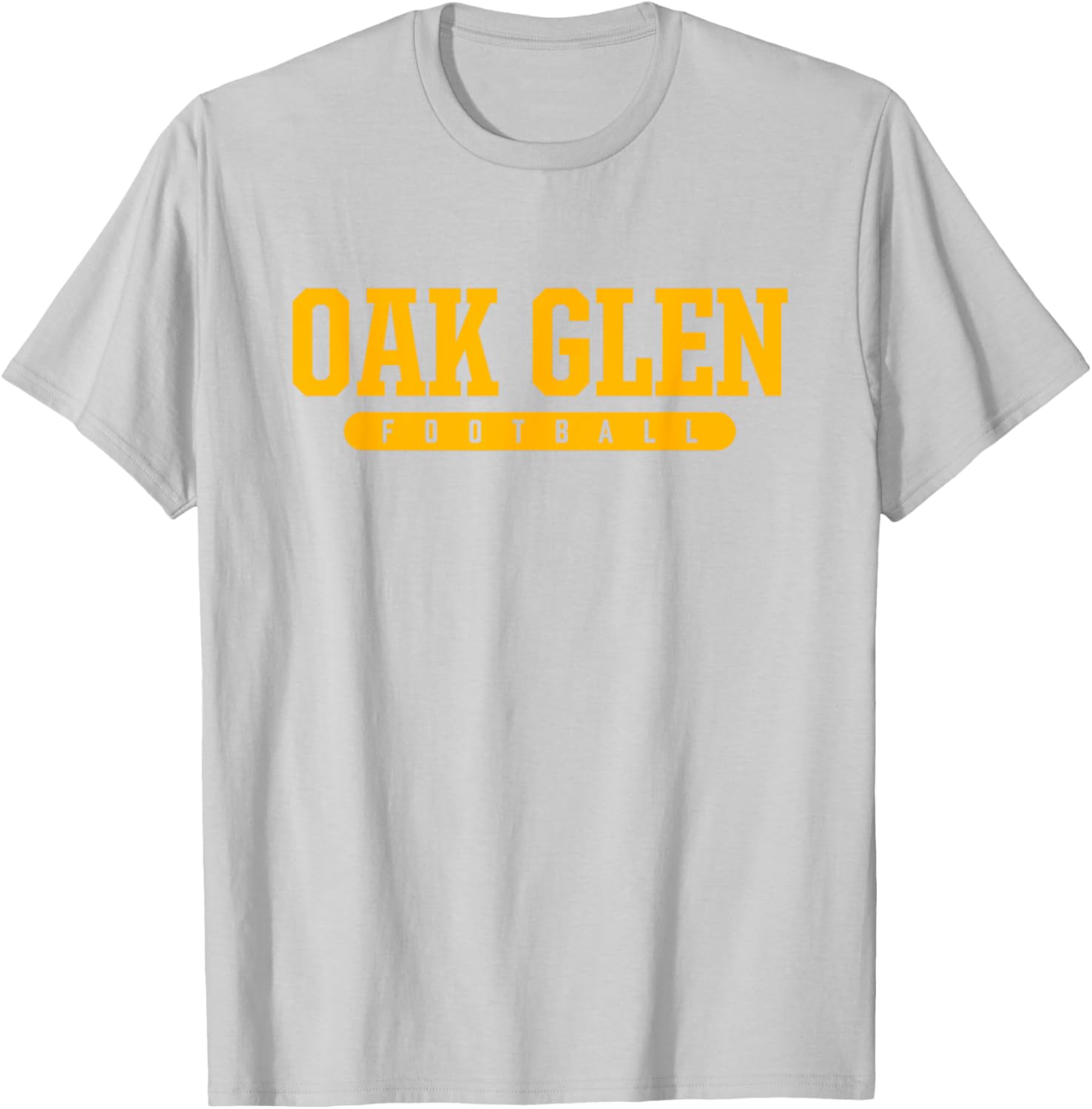 Oak Glen High School Football T-Shirt - T-Shirt | Ash