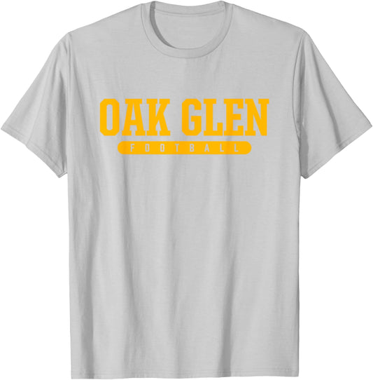 Oak Glen High School Football T-Shirt - T-Shirt | Ash