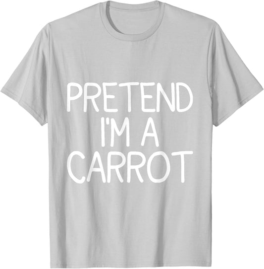 Pretend I'm a Carrot Funny Halloween Costume Kids T-Shirt - T-Shirt | Ash