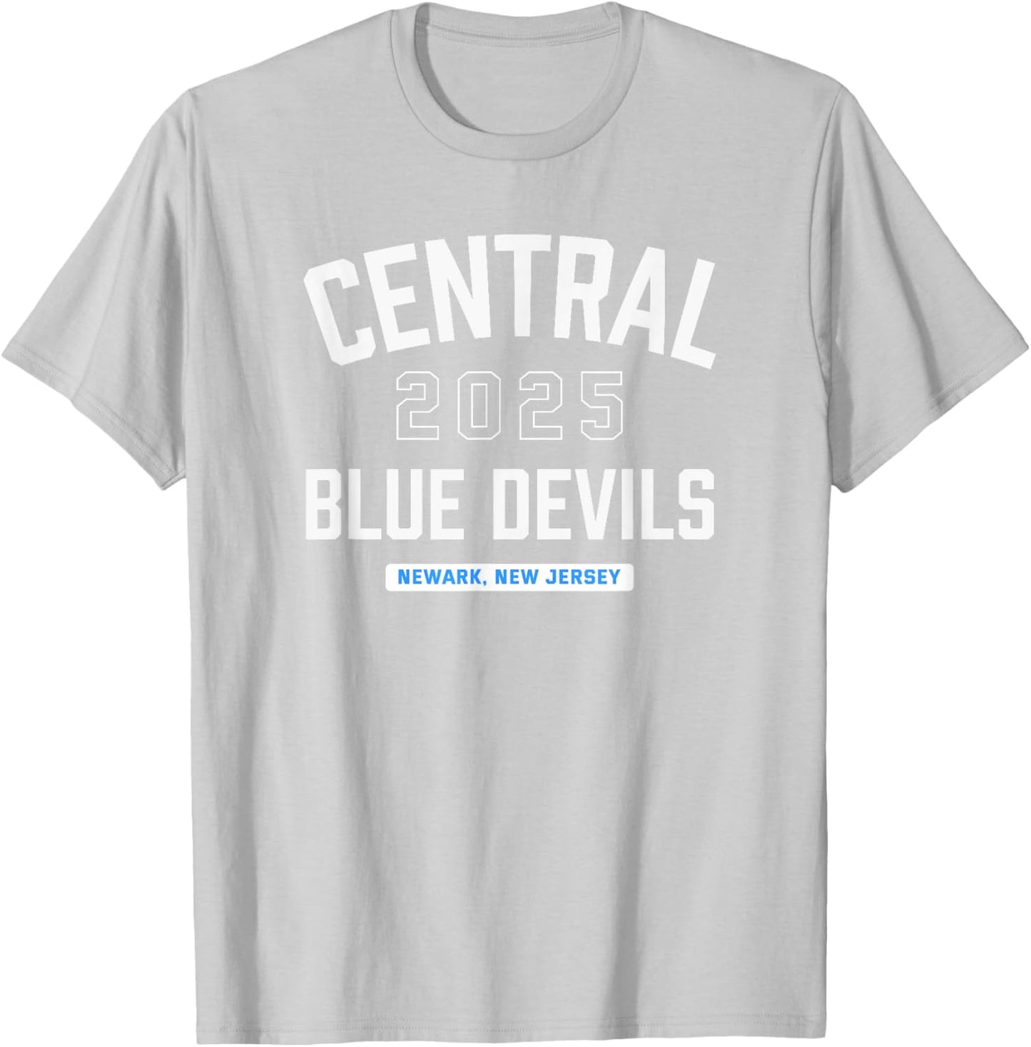 Central Blue Devils Newark, New Jersey 2025 T-Shirt - T-Shirt | Ash