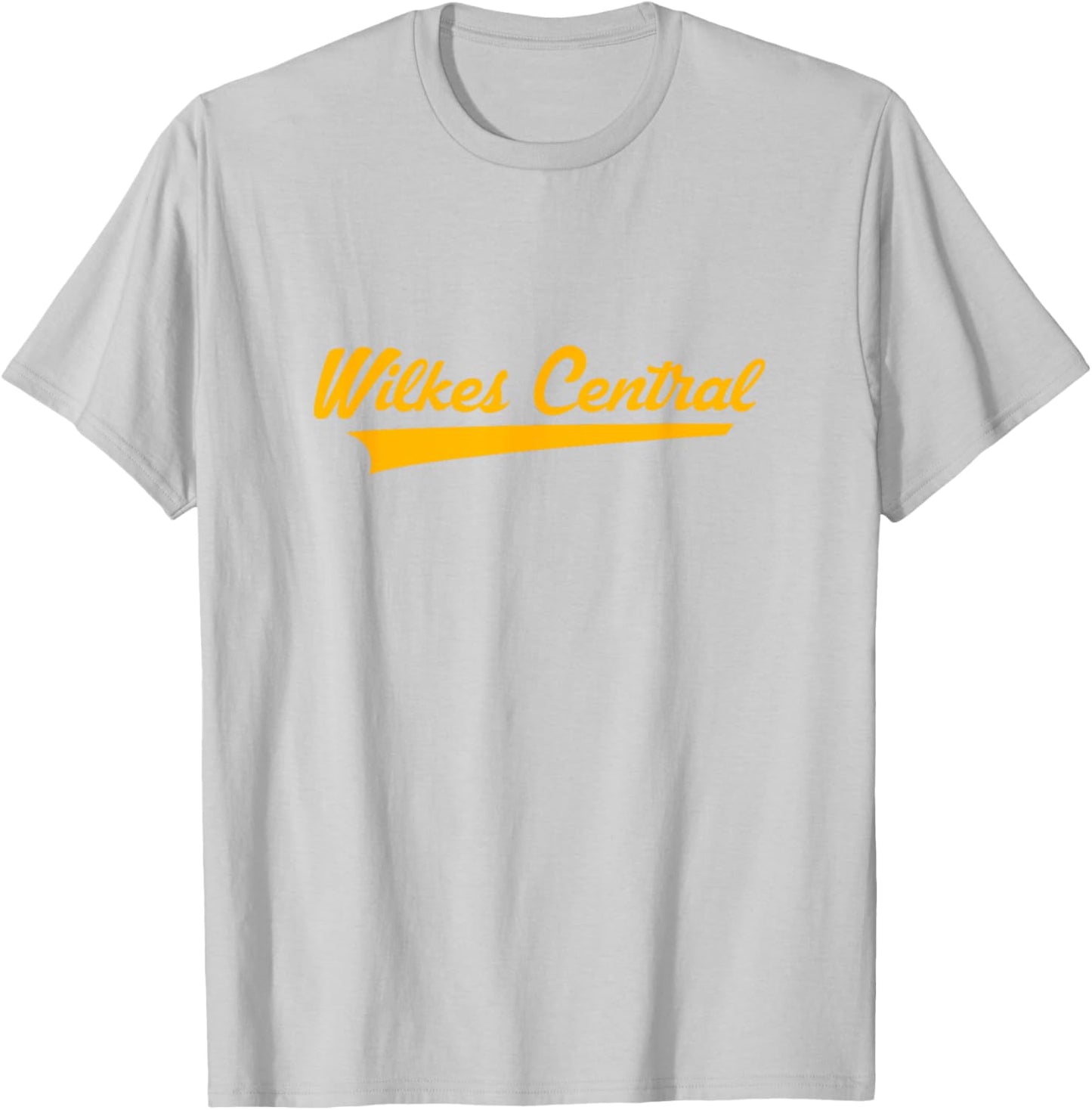 Wilkes Central High School Vintage Swoosh T-Shirt - T-Shirt | Ash