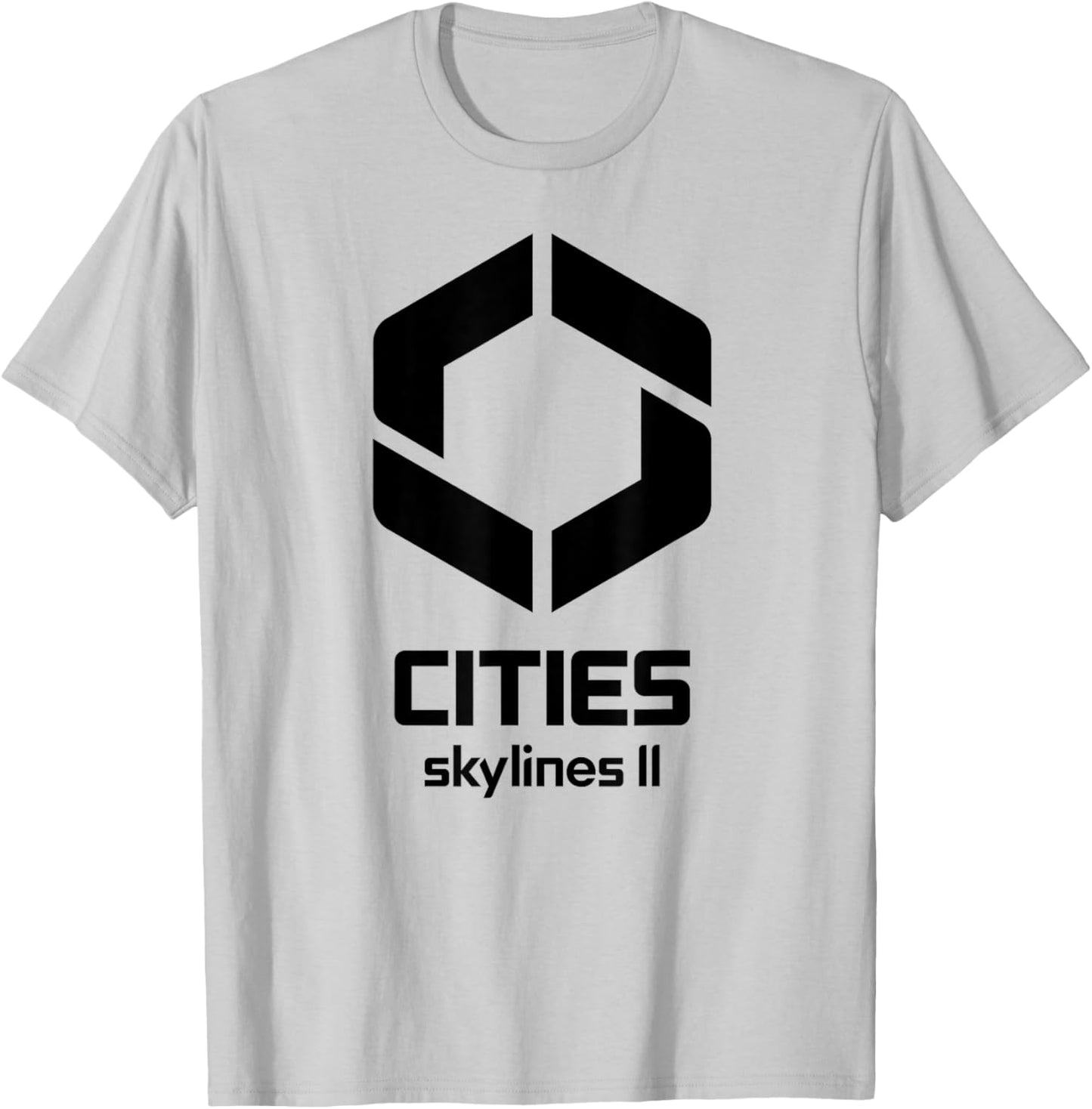 Cities Skylines II game logo black T-Shirt - T-Shirt | Ash