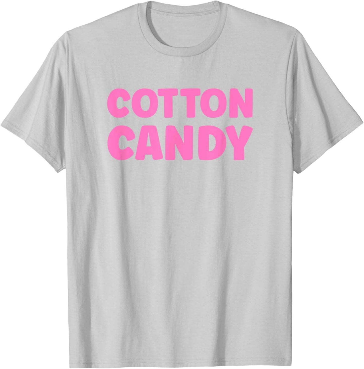 Pretend I'm Cotton Candy Halloween Costume Matching T-Shirt - T-Shirt | Ash