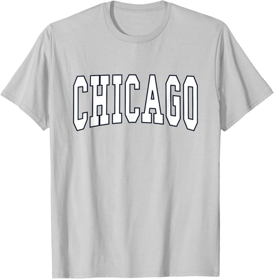 CHICAGO - Throwback Design - Classic T-Shirt - T-Shirt | Ash