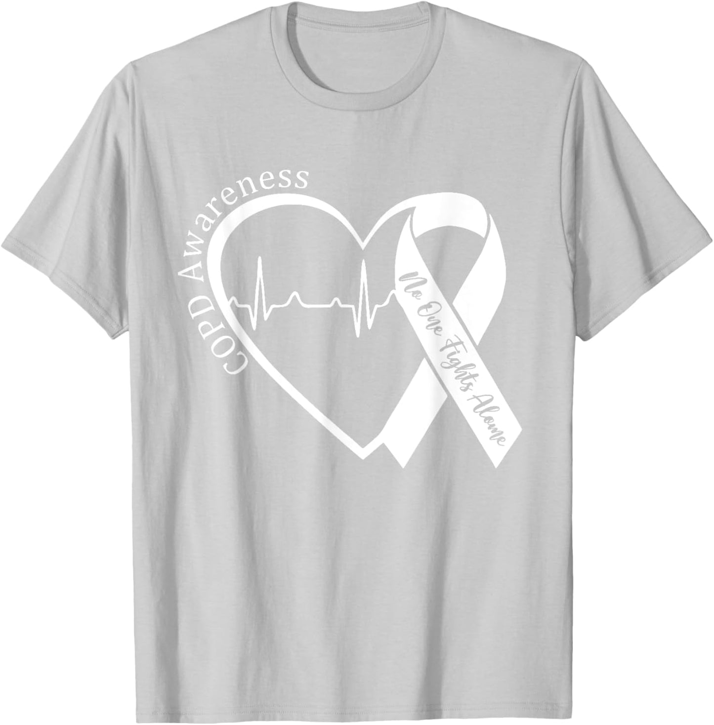 COPD Chronic Obstructive Pulmonary Disease Awareness Month T-Shirt - T-Shirt | Ash
