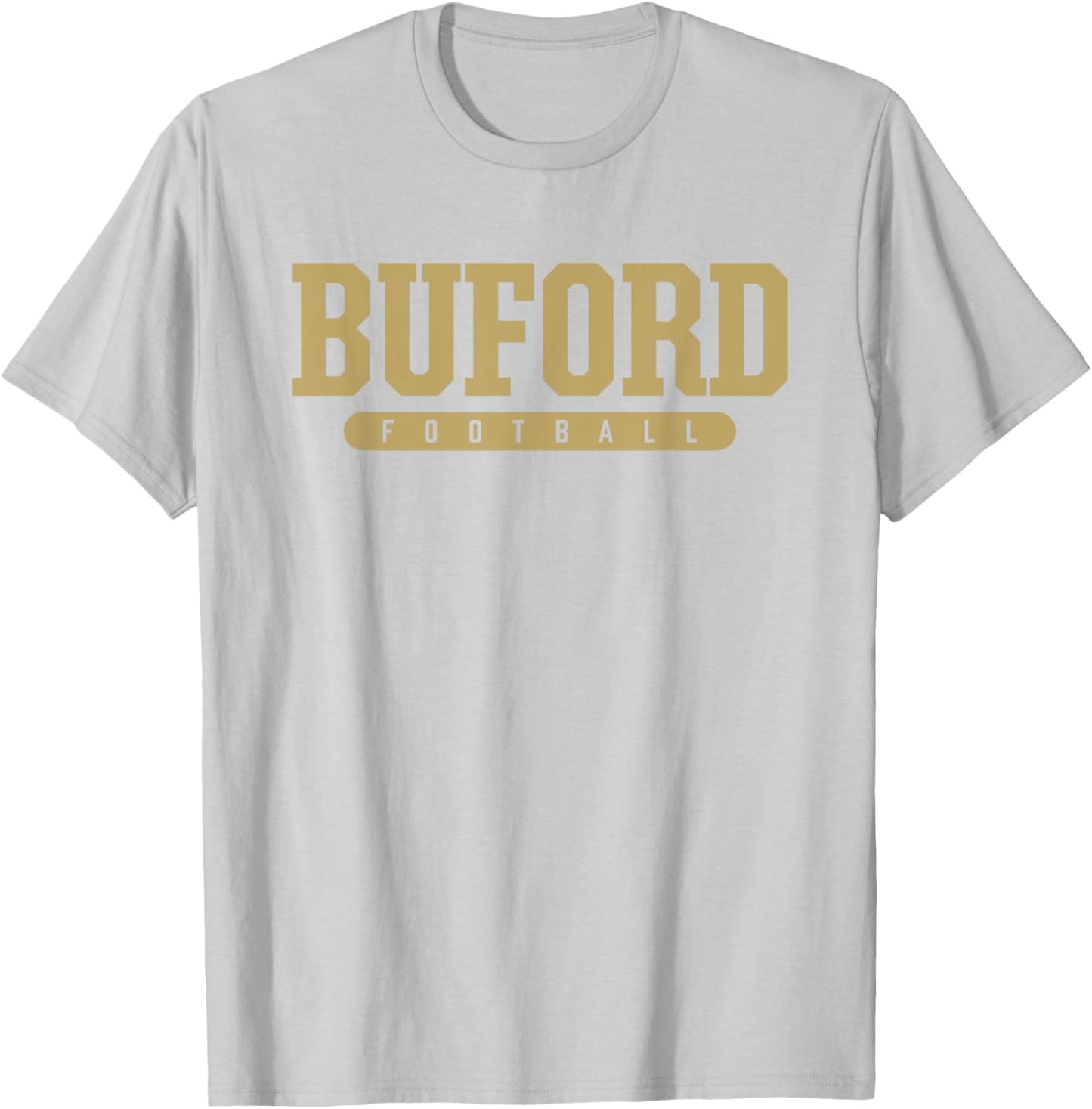 Buford High School Football T-Shirt - T-Shirt | Ash