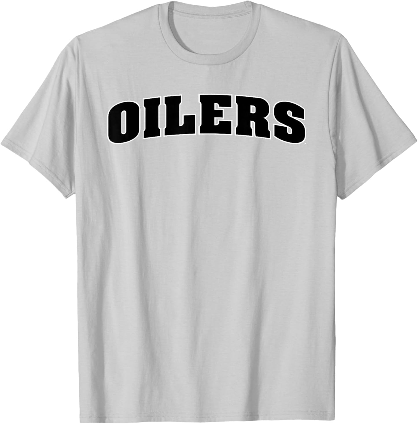 University of Findlay Oilers Block Type Logo T-Shirt - T-Shirt | Ash