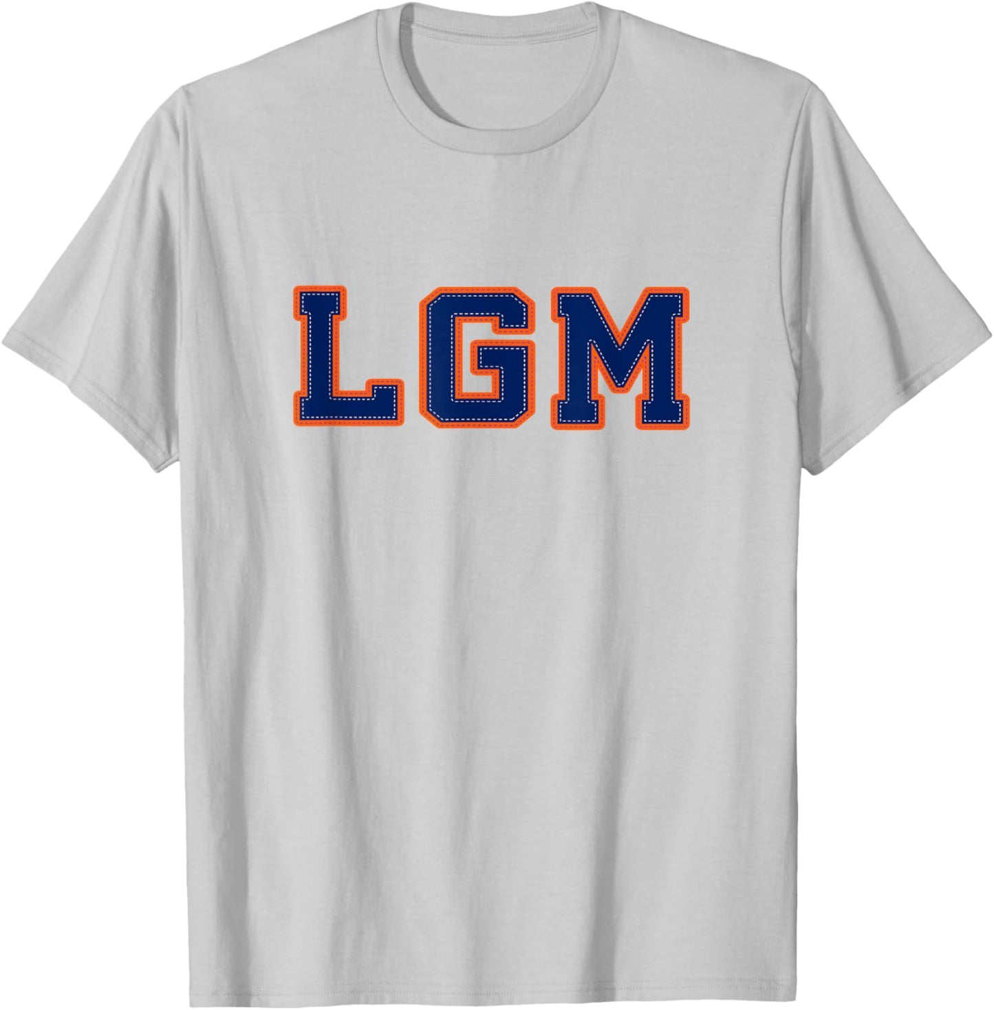 LFGM Baseball Let's Go T-Shirt - T-Shirt | Ash
