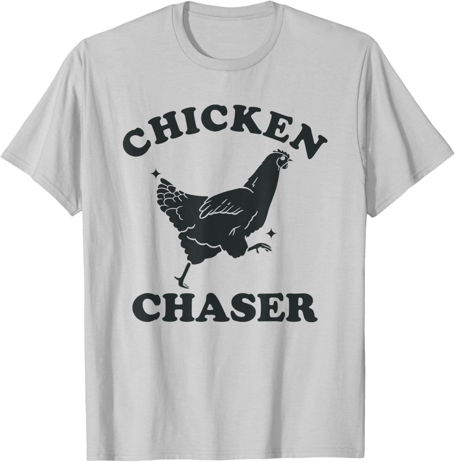 Chicken Chaser Funny Toddler Professional Chicken Chaser T-Shirt - T-Shirt | Ash