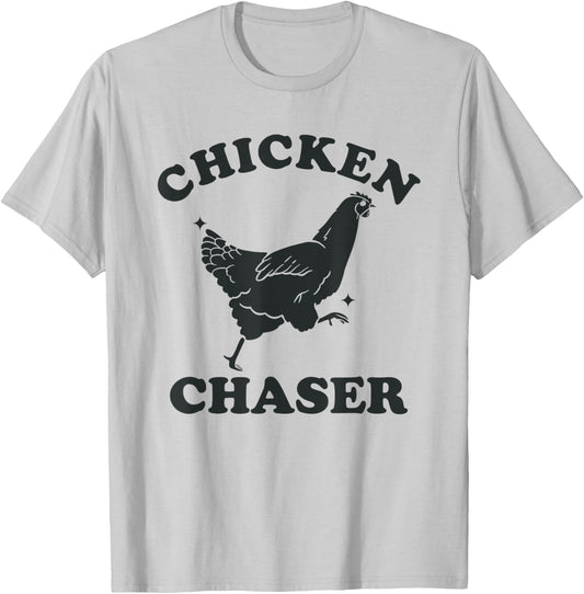 Chicken Chaser Funny Toddler Professional Chicken Chaser T-Shirt - T-Shirt | Ash