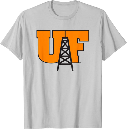 University of Findlay Oilers UF Derrick Logo T-Shirt - T-Shirt | Ash