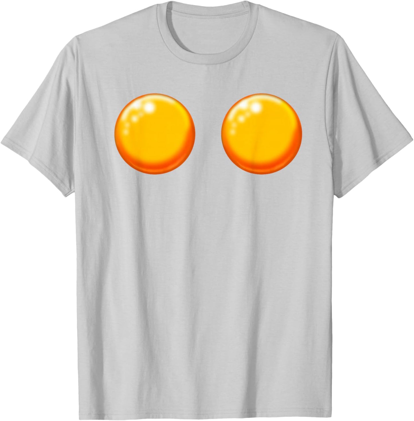 Double Yolk Egg Costume Funny Christmas Halloween Egg T-Shirt - T-Shirt | Ash