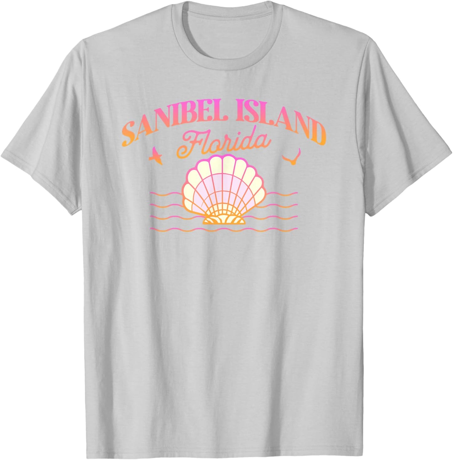 Sanibel Island Florida FL Seashell Shells Beach Souvenir T-Shirt - T-Shirt | Ash