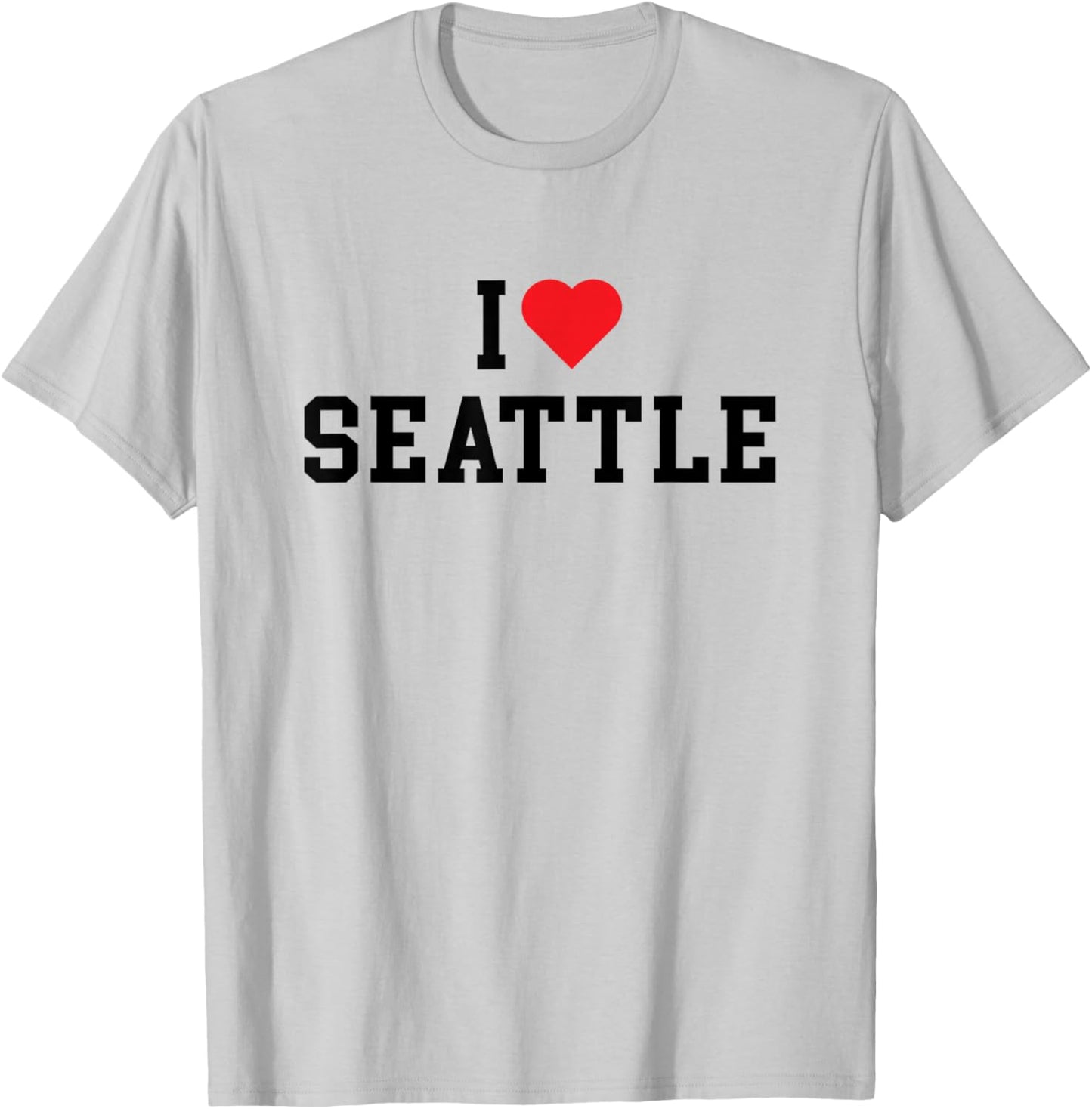 Seattle - I Love Seattle - Classic T-Shirt - T-Shirt | Ash