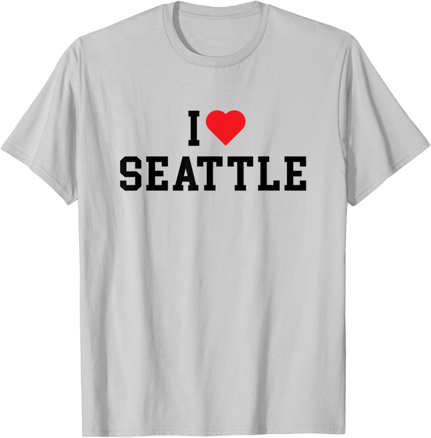 Seattle - I Love Seattle - Classic T-Shirt - T-Shirt | Ash