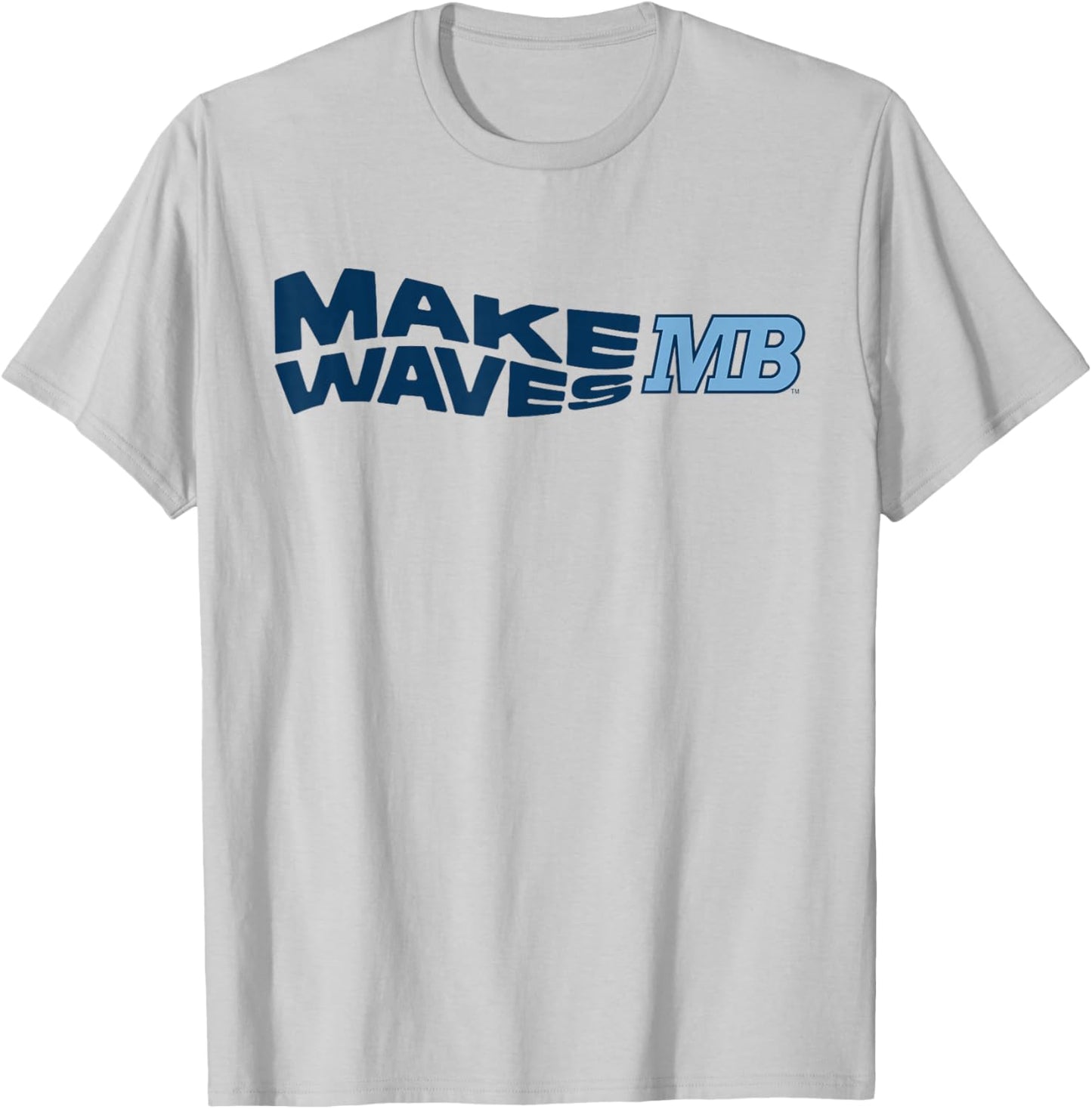 Cal State Monterey Bay Make Waves Logo T-Shirt - T-Shirt | Ash