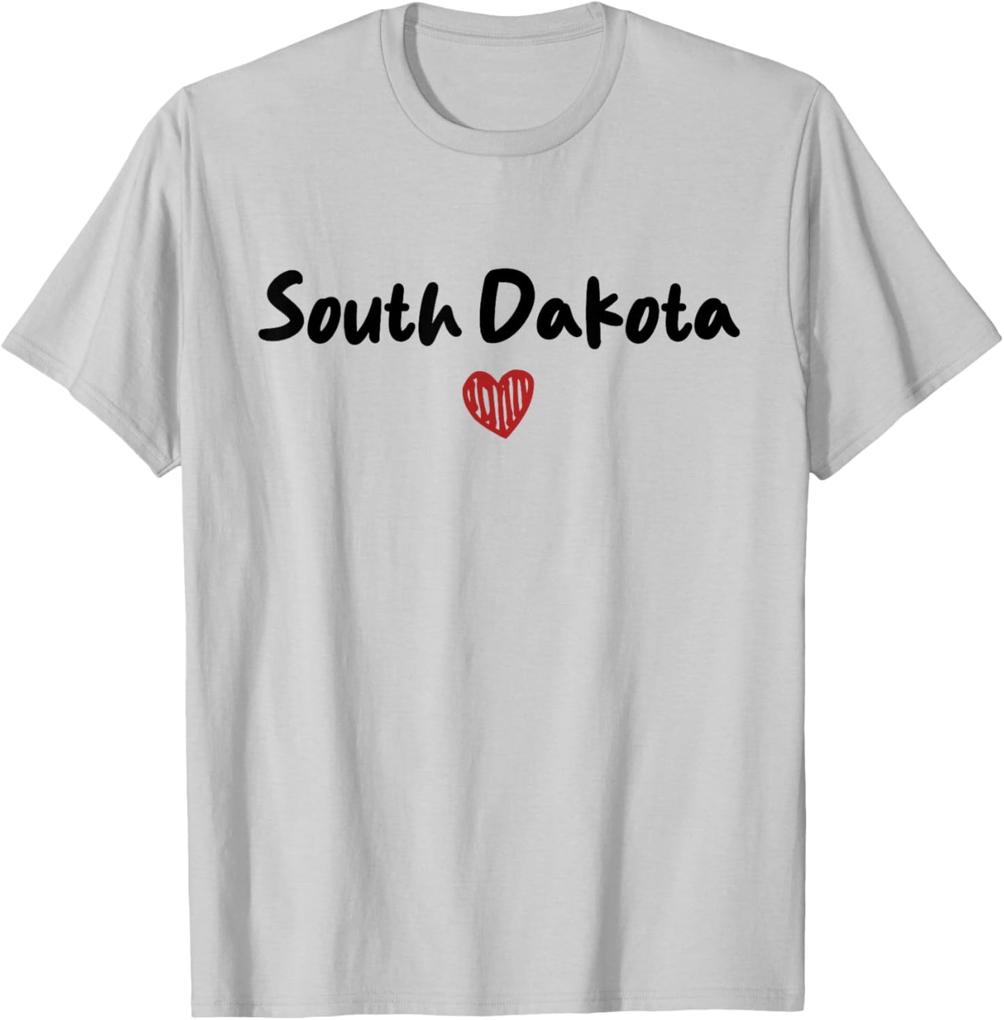 South Dakota - I Love South Dakota - Classic T-Shirt - T-Shirt | Ash