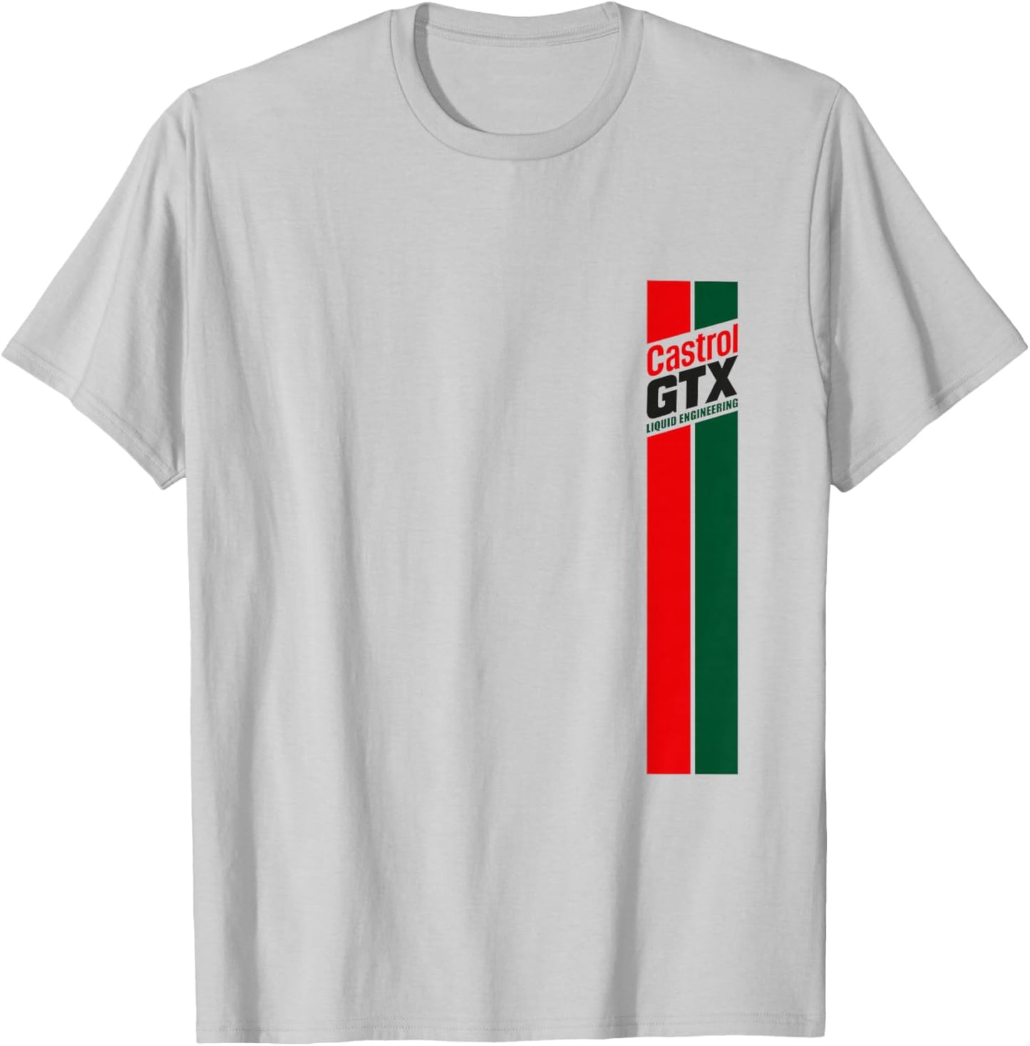 Catrol GTX Stripe Liquid Engineerig Classic Logo PAPL1300 T-Shirt - T-Shirt | Ash