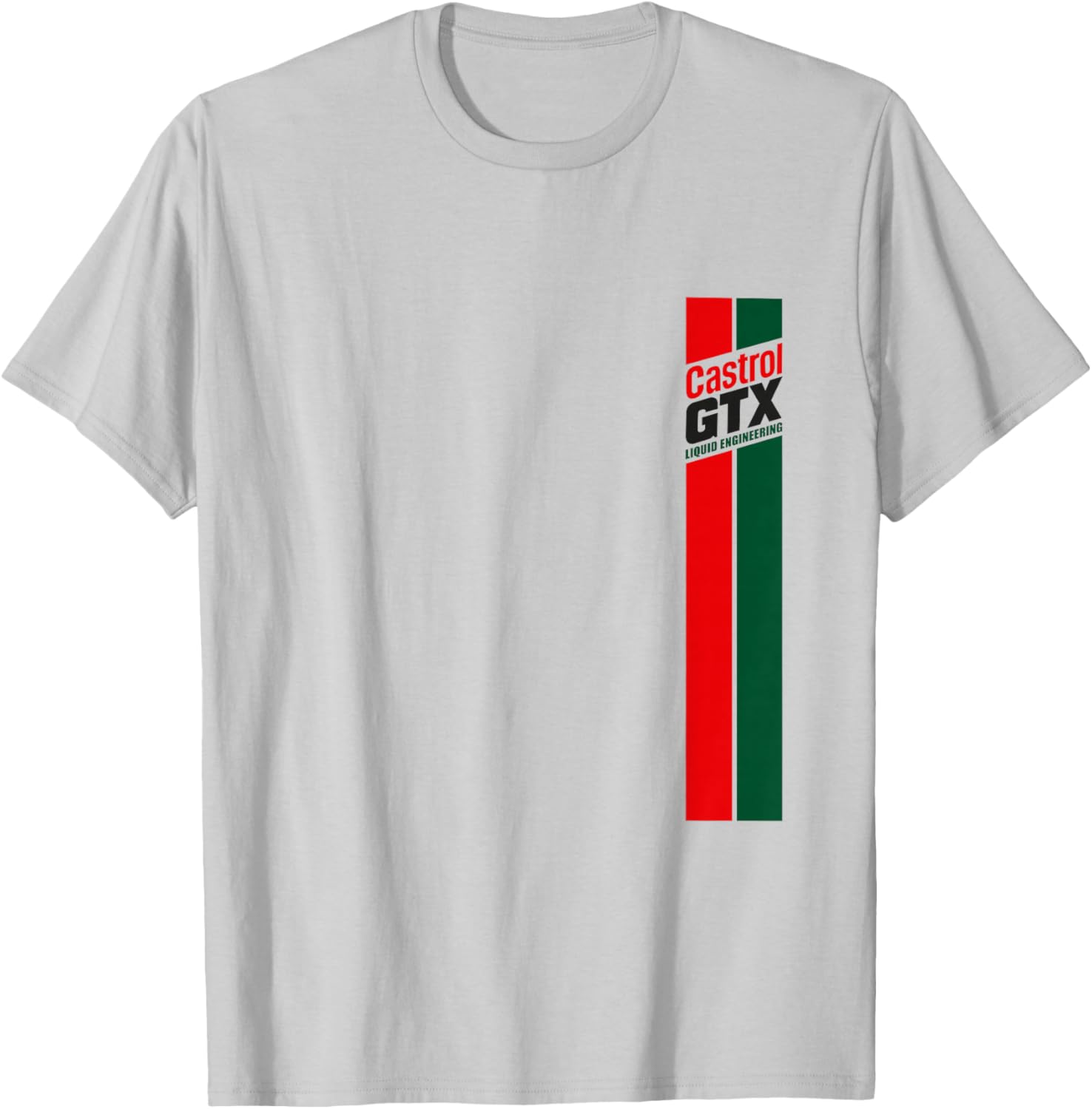Catrol GTX Stripe Liquid Engineerig Classic Logo PAPL1300 T-Shirt - T-Shirt | Ash