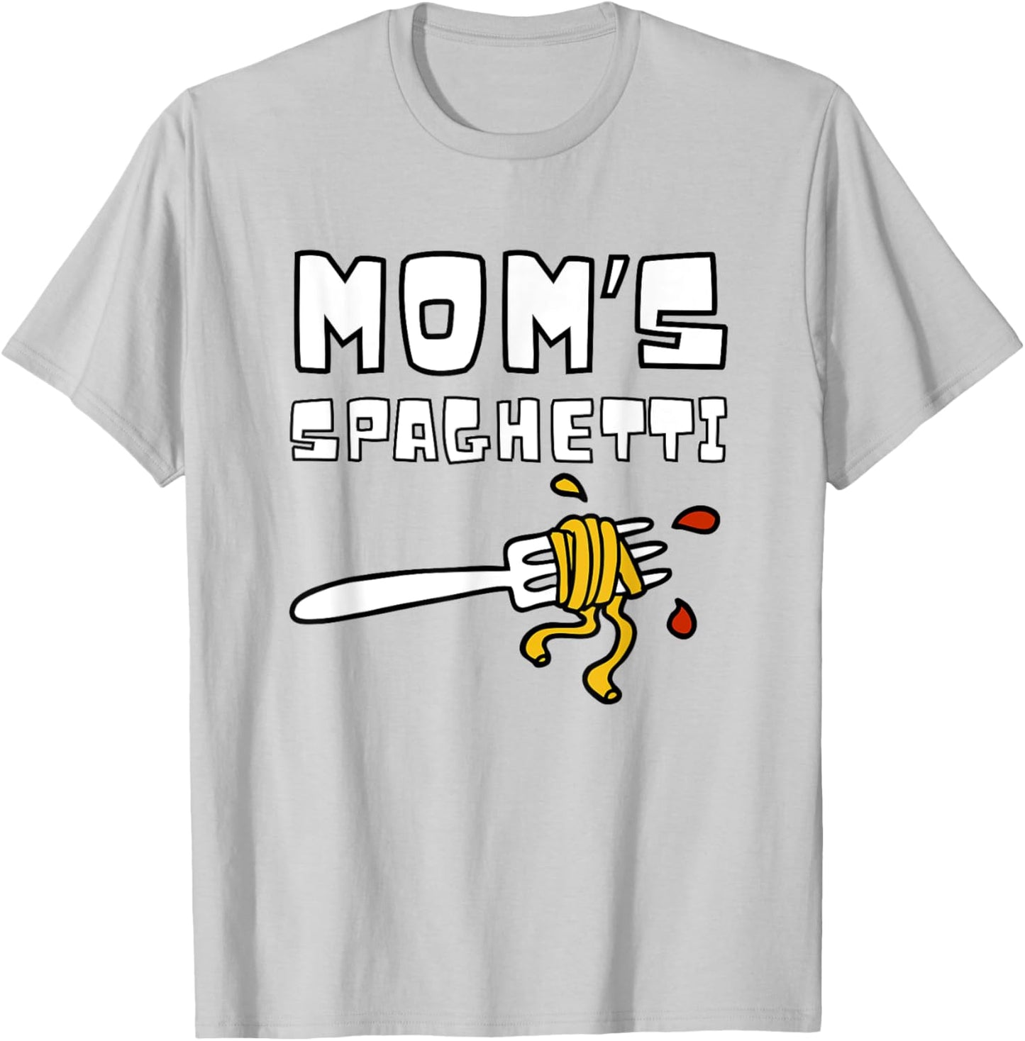 Mom's Spaghetti Funny Toddler Kids T-Shirt - T-Shirt | Ash