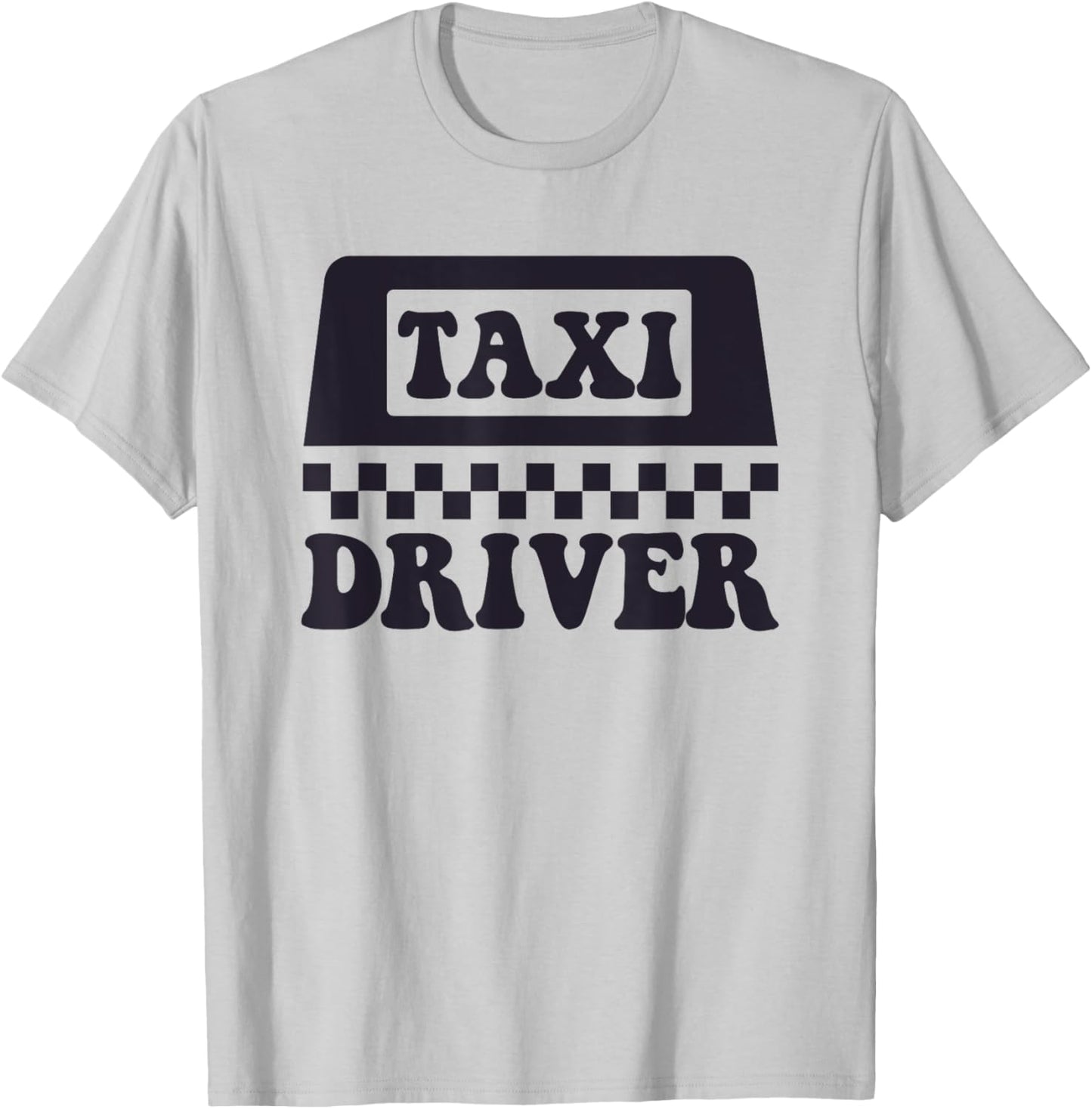 Yellow Taxi Costume Halloween Funny Taxi Driver Men Driving T-Shirt - T-Shirt | Ash