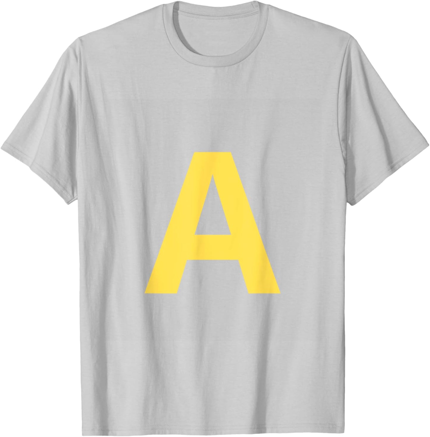 Yellow Letter A Red Halloween Party Costume Kids T-Shirt - T-Shirt | Ash