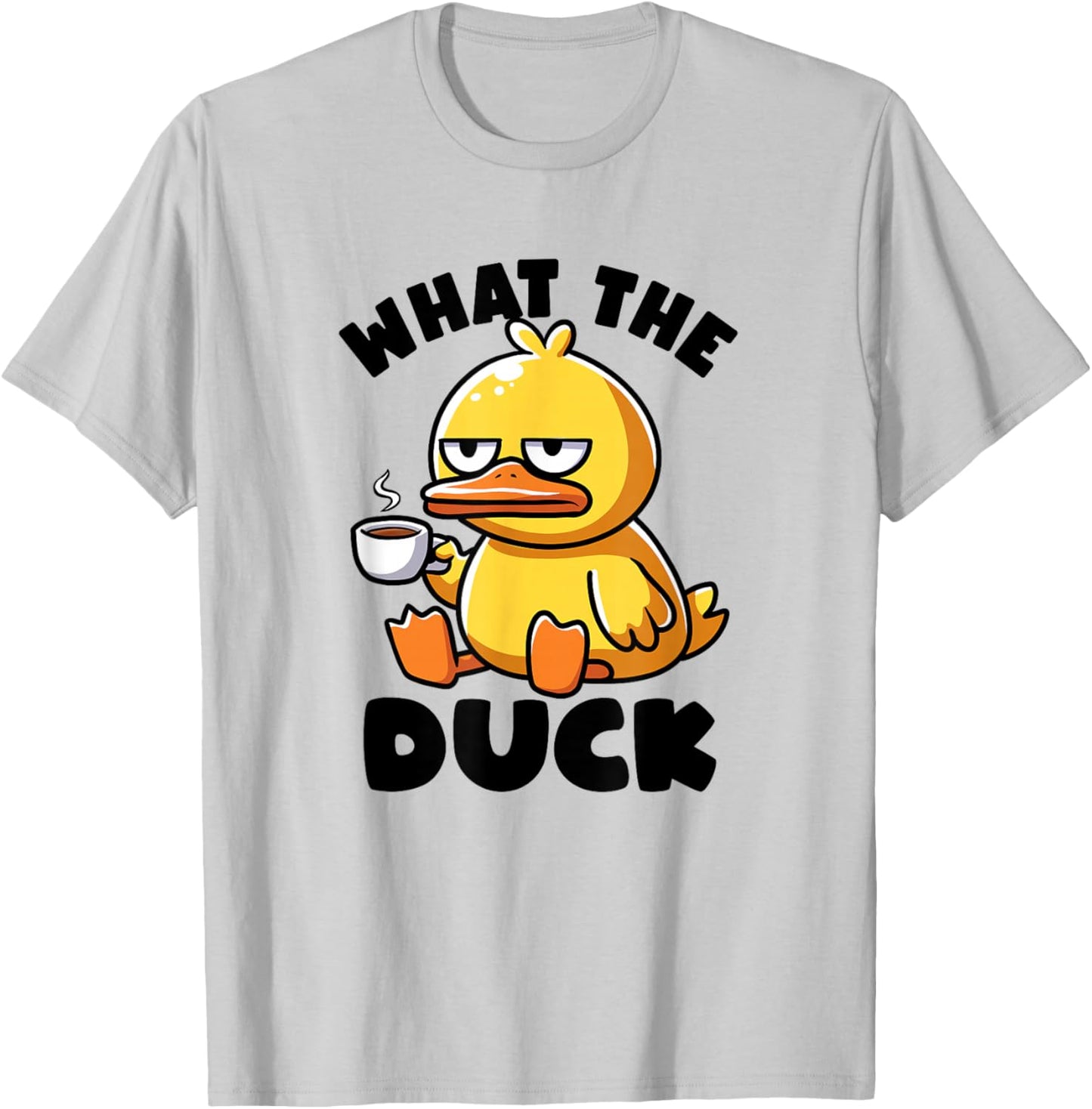 What The Duck Owner I Love Ducks Lover Funny Rubber Duck T-Shirt - T-Shirt | Ash