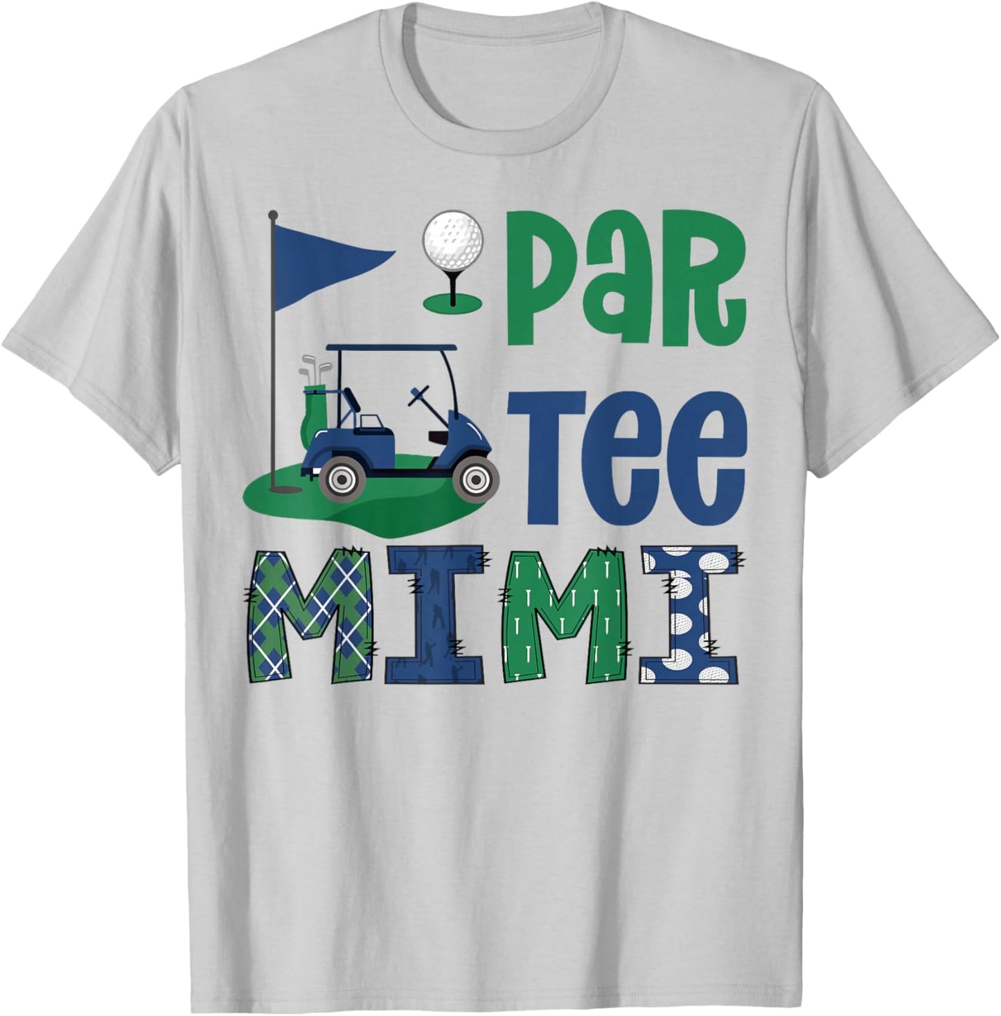 Par- Mimi Golf Lover Birthday Party Family Matching T-Shirt - T-Shirt | Ash
