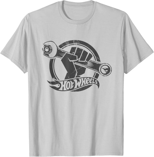 Hot Wheels Wrench Dark Grey T-Shirt - T-Shirt | Ash