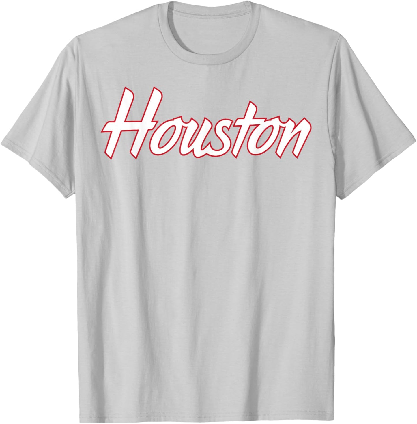 University of Houston | Houston Blue Collection Script Text T-Shirt - T-Shirt | Ash