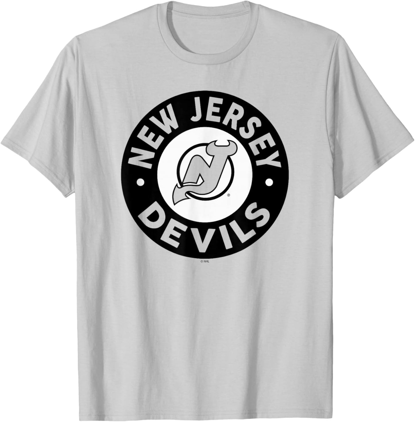 New Jersey Devils Symbol Red Officially Licensed T-Shirt - T-Shirt | Ash