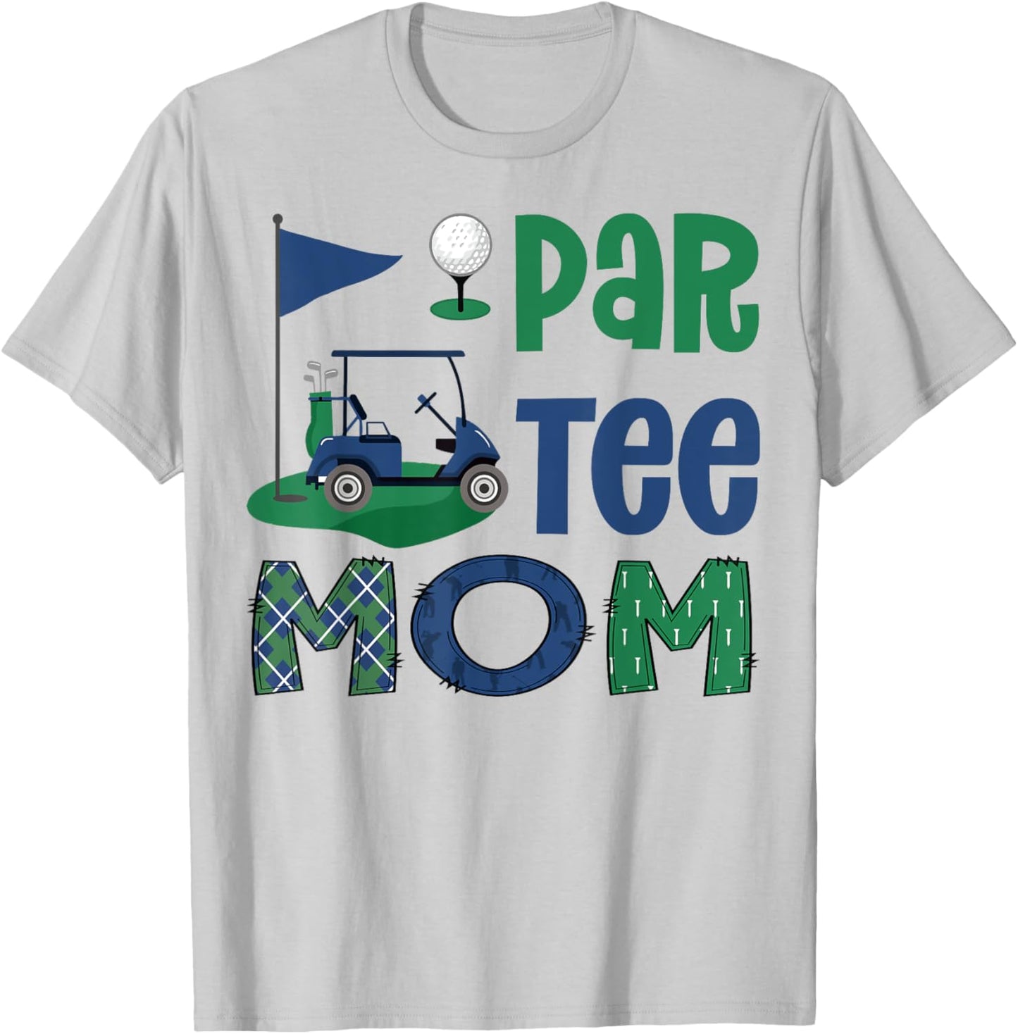 Par- Mom Golf Lover Birthday Party Family Matching T-Shirt - T-Shirt | Ash