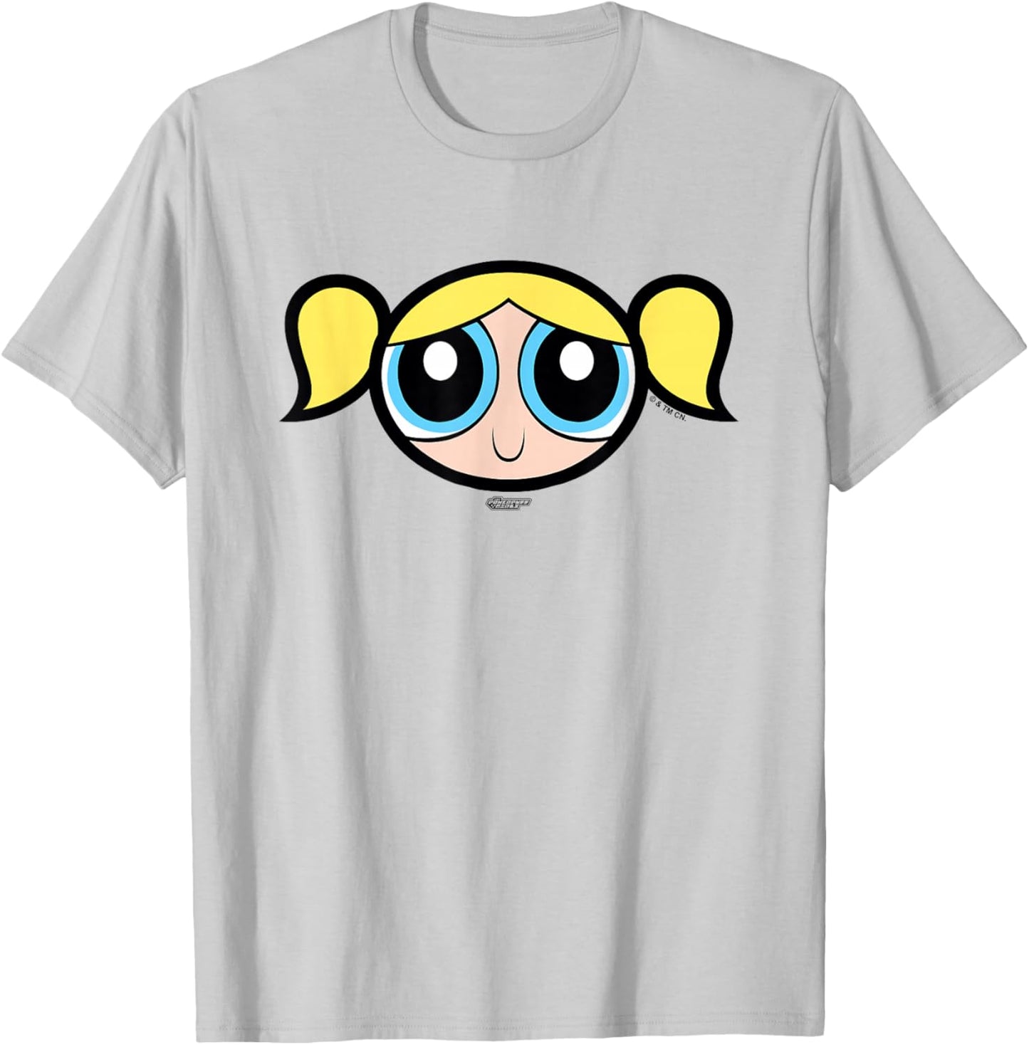 The Powerpuff Girls Bubbles Face T-Shirt - T-Shirt | Ash