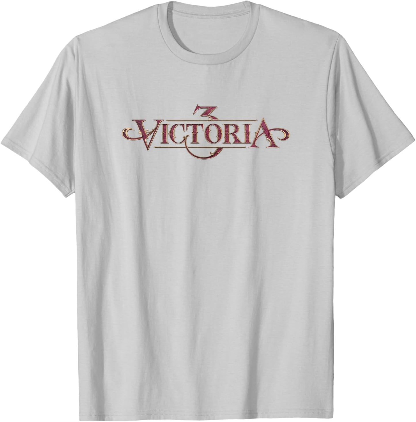 Official Victoria 3 Strategy Game logo colorful T-Shirt - T-Shirt | Ash
