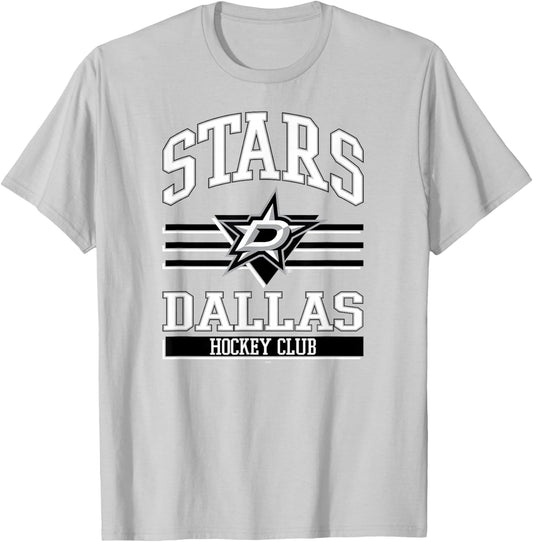 Dallas Stars Hockey Club Green Officially Licensed T-Shirt - T-Shirt | Ash