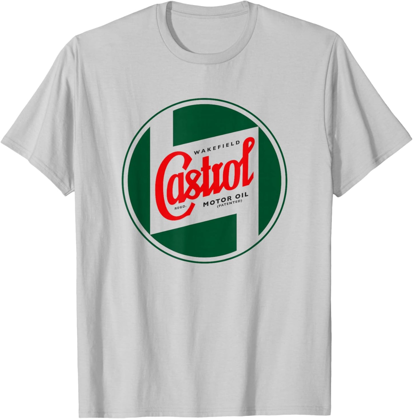 Castrol Wakefield Motor Oil Vintage Logo PAPL1319 T-Shirt - T-Shirt | Ash
