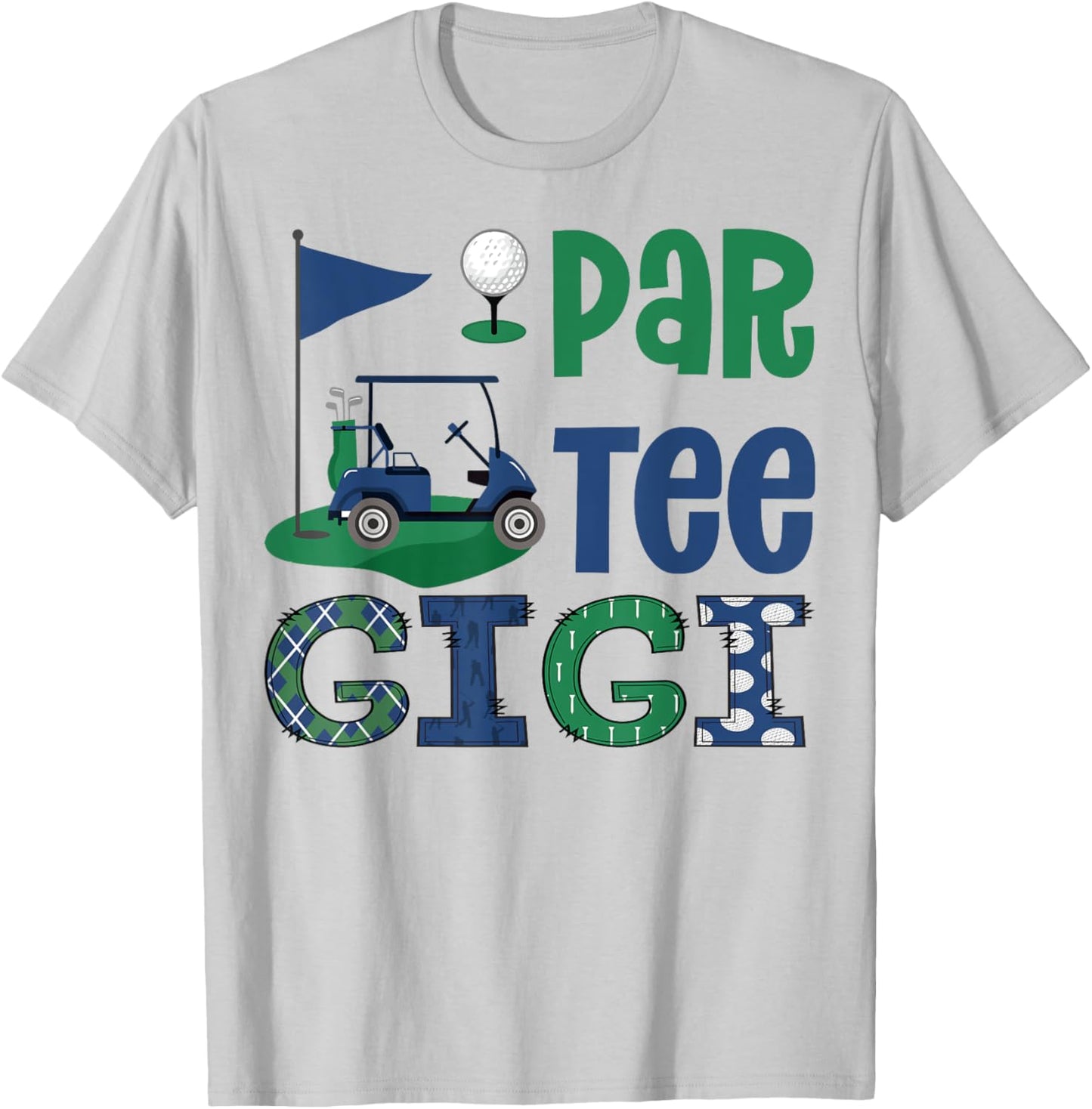 Par- Gigi Golf Lover Birthday Party Family Matching T-Shirt - T-Shirt | Ash