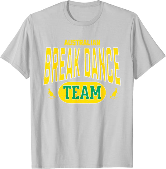 Australian Break Dance Costume Outfit For Halloween Party T-Shirt - T-Shirt | Ash