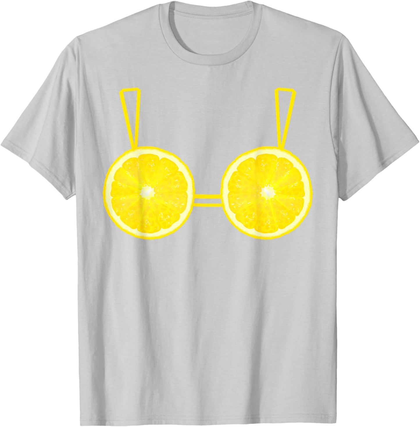 Funny Lemon Bra Cosplay DIY Costume Halloween Girls Women T-Shirt - T-Shirt | Ash