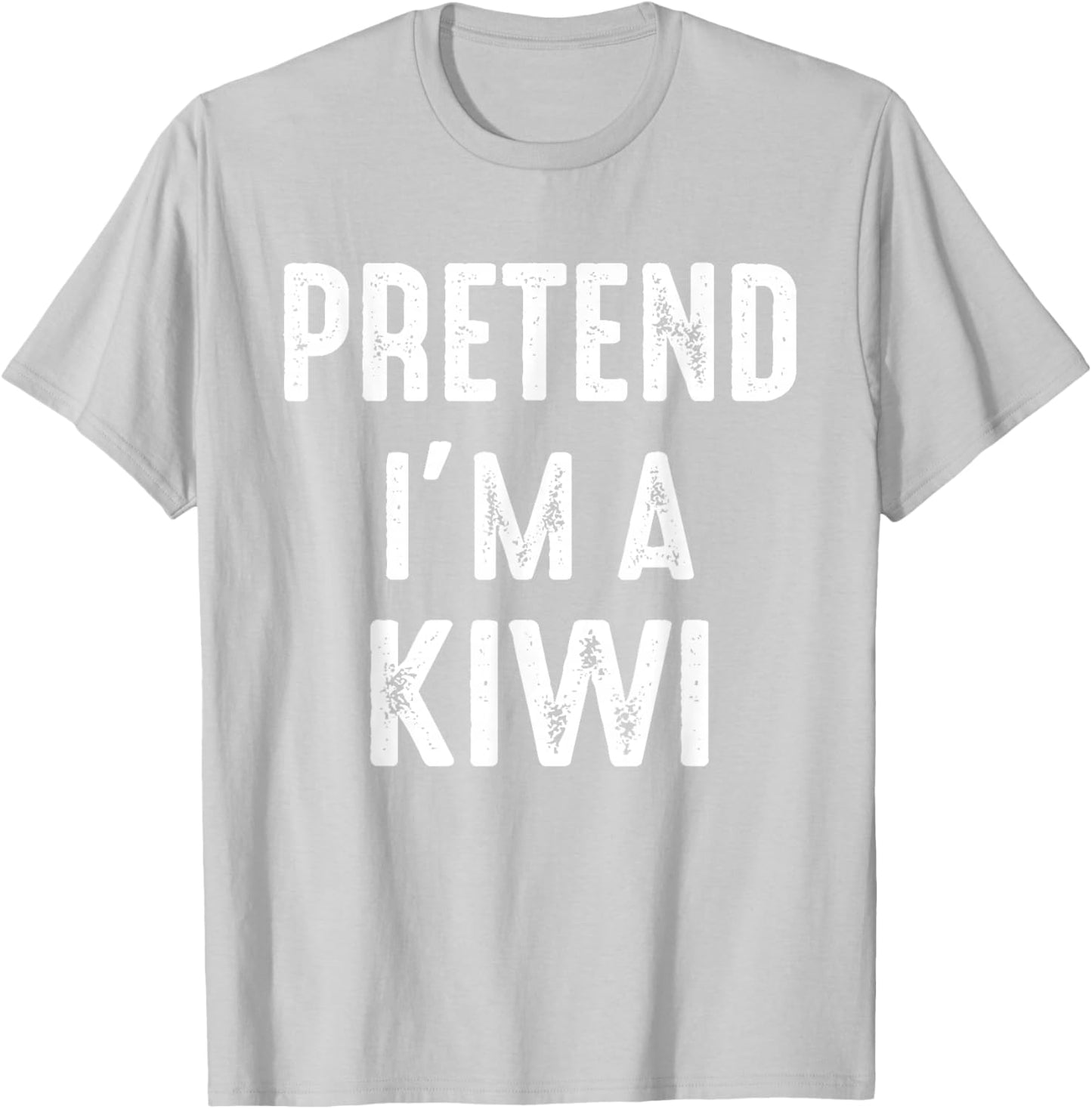 Pretend I'm A Kiwi Family Matching Halloween Costume Kiwi T-Shirt - T-Shirt | Ash