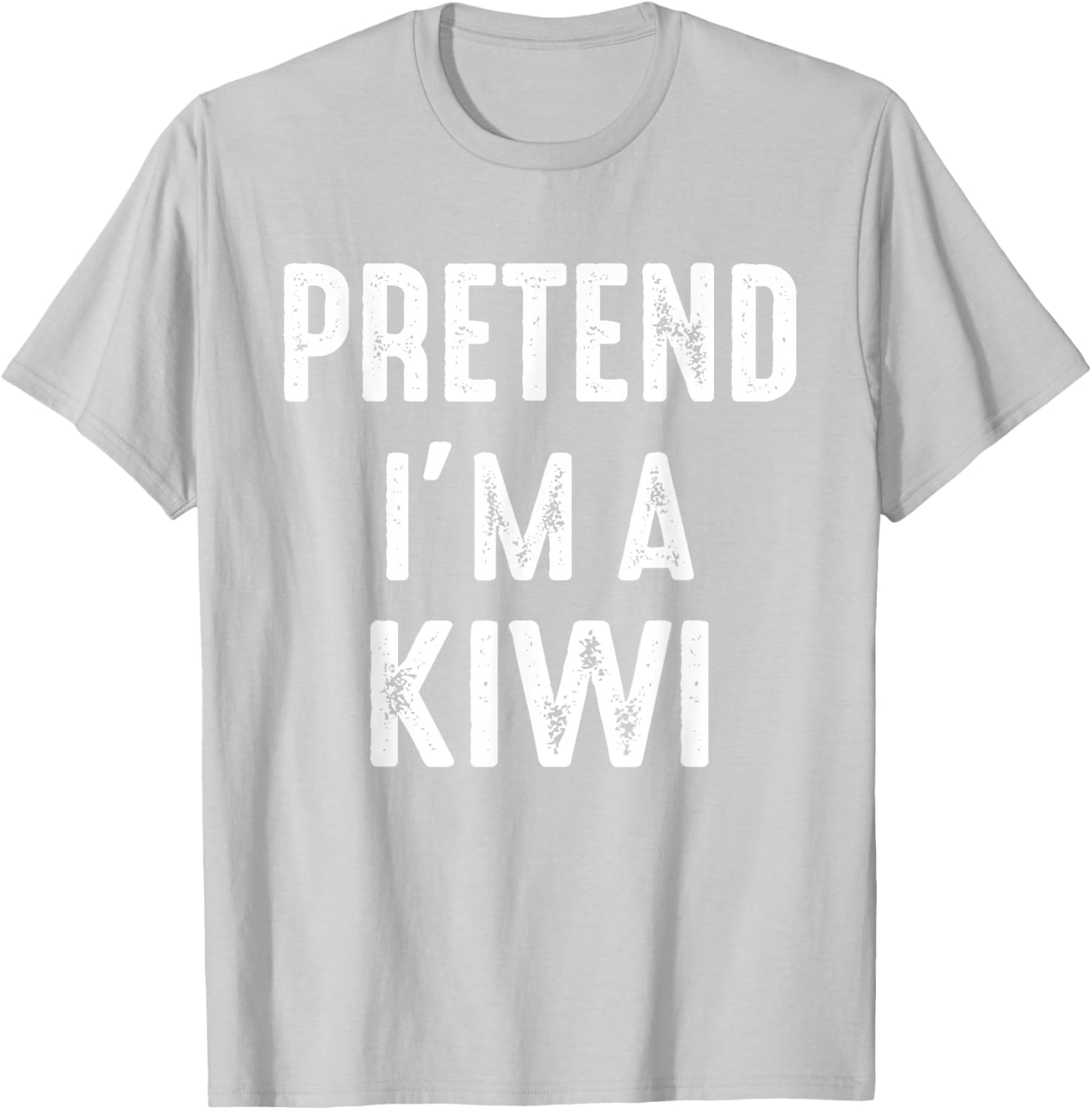 Pretend I'm A Kiwi Family Matching Halloween Costume Kiwi T-Shirt - T-Shirt | Ash