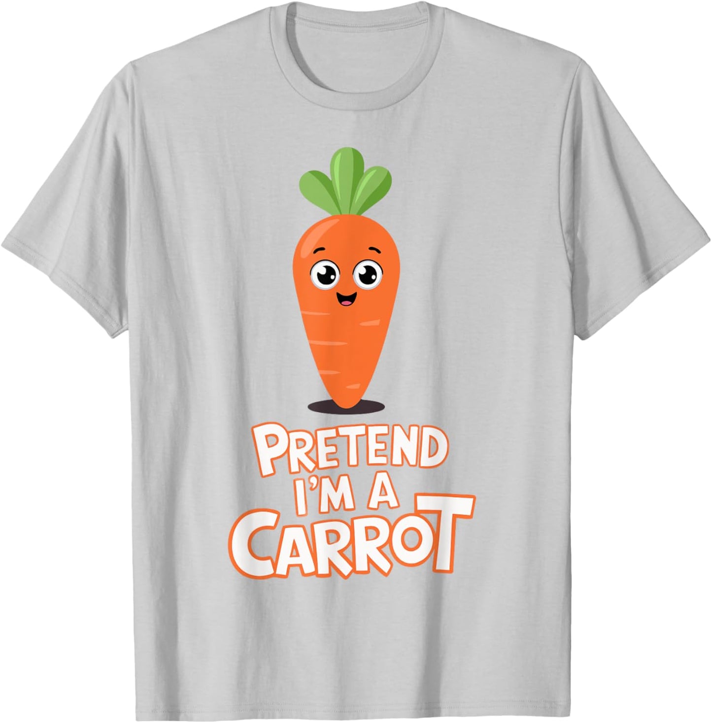 Pretend I'm A Carrot T-Shirt - T-Shirt | Ash