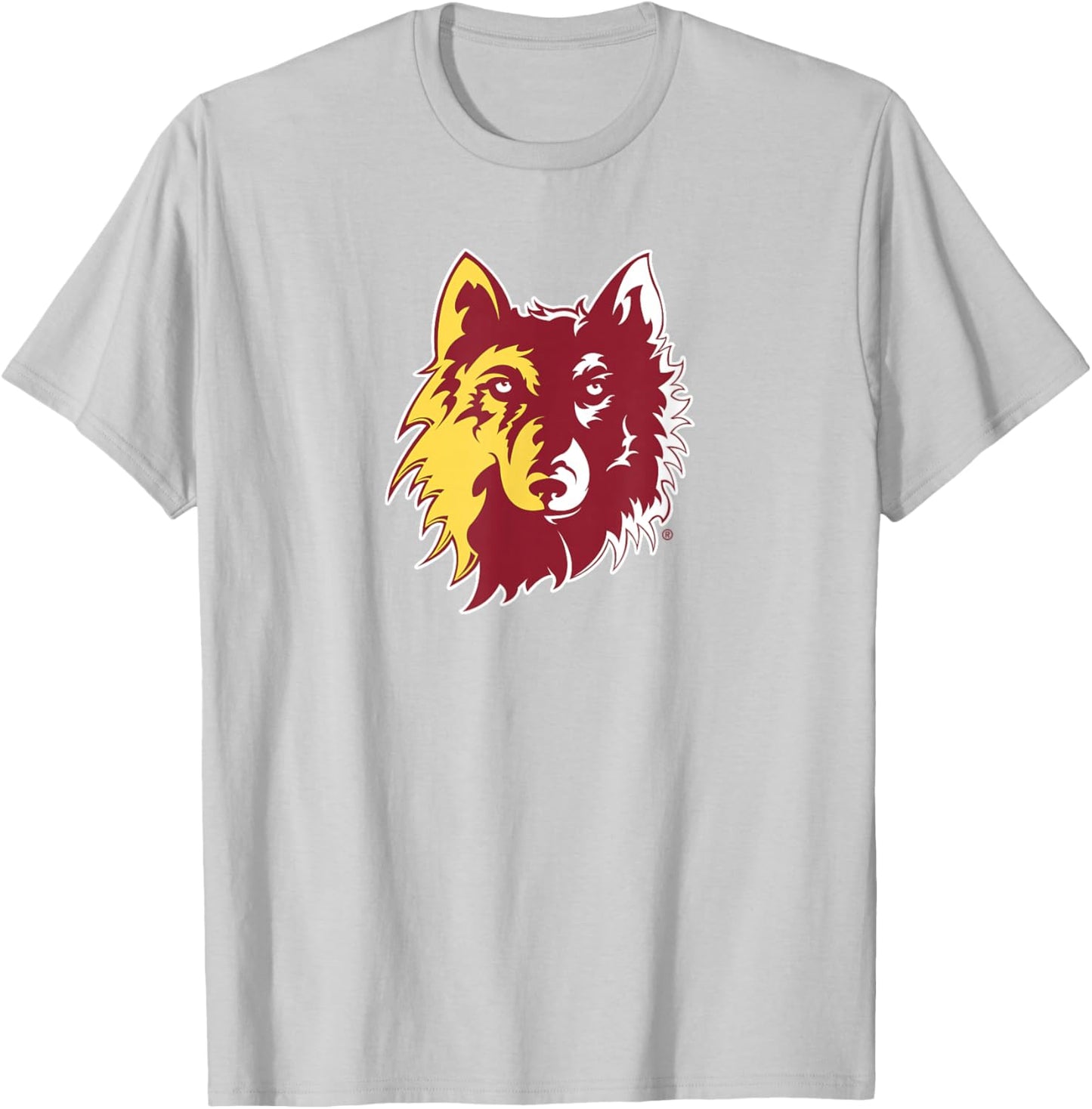 Northern State University Wolves Logo T-Shirt - T-Shirt | Ash